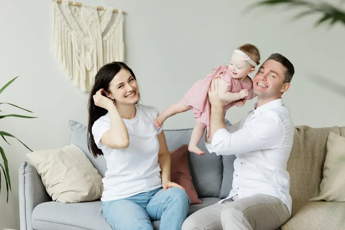 Happy Capital Clean Care client relaxing in a freshly cleaned home