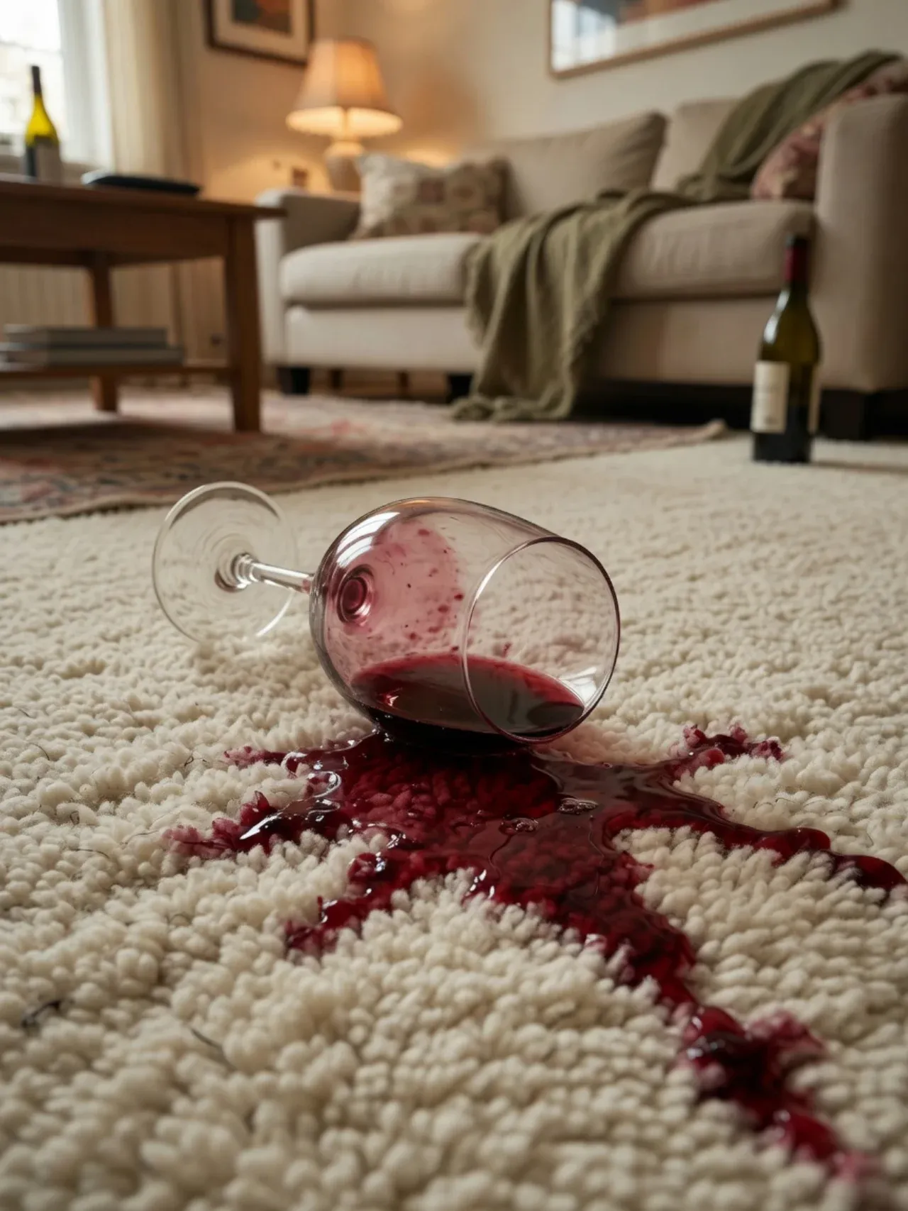How to Remove Red Wine Stains (Carpet, Upholstery & Fabric)