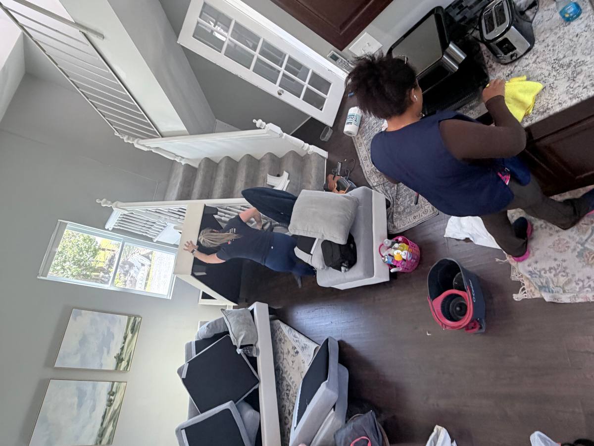 Two Capital Clean Care background-checked professional cleaners
