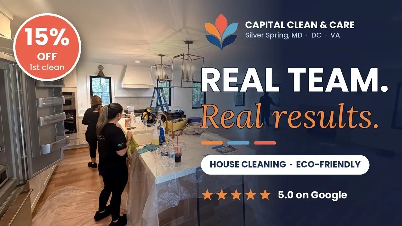 Capital Clean Care Team on a Post-Construction Clean