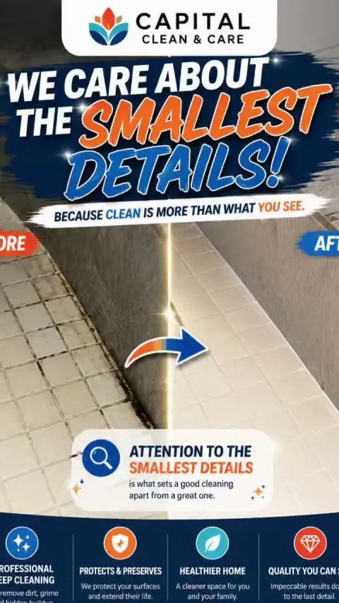Tile & Grout Restoration — Dingy grout → bright & even